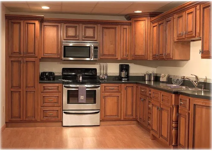 wood kitchen clapboard paint