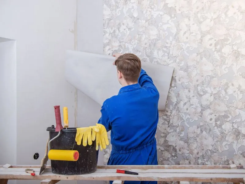 Wall Paper Fixing