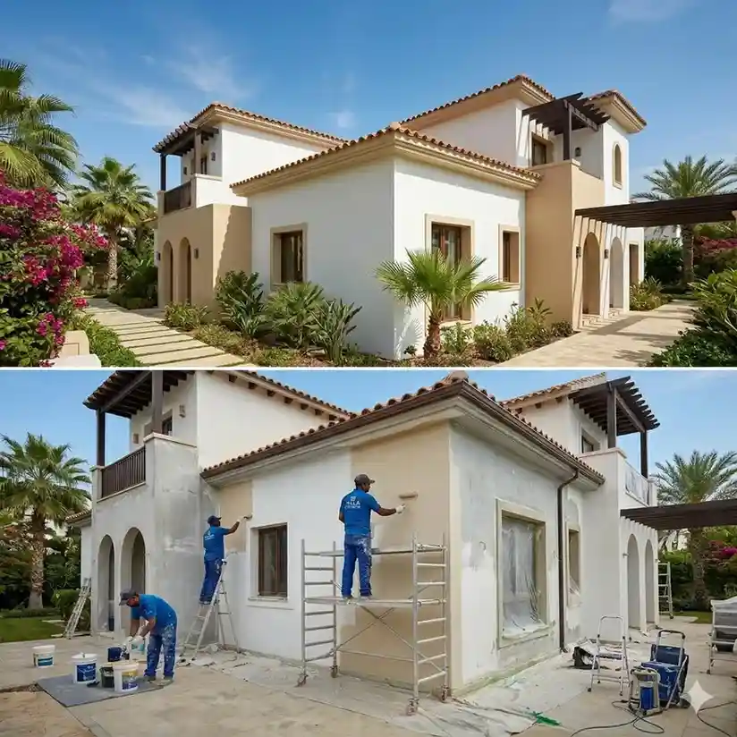 Hire Top Rated Company For Flawless Villa Painting Services